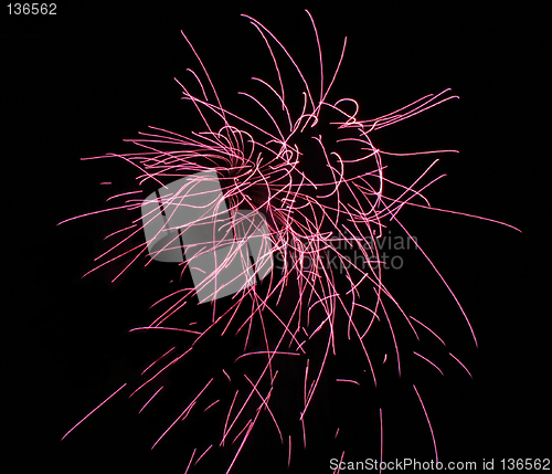 Image of abstract fireworks