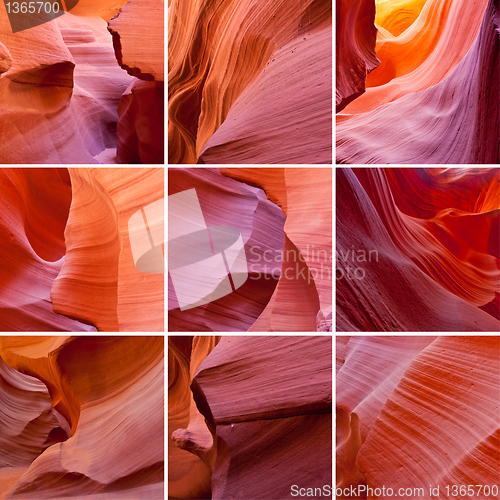 Image of Antelope Canyon collage