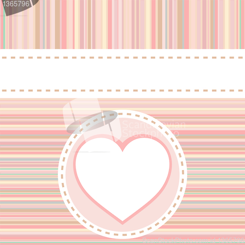 Image of valentine love heart romantic birthday vector background