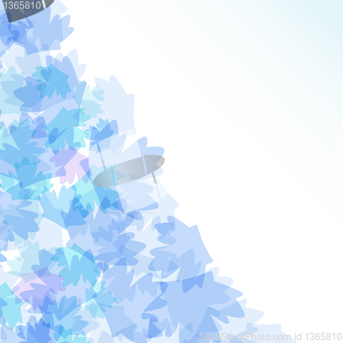 Image of Abstract Winter background Christmas leaves vector