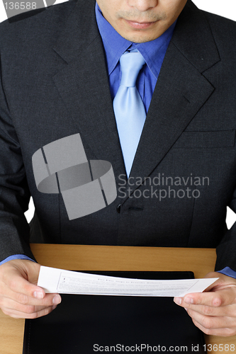 Image of Reading businessman