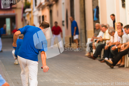 Image of Pelota match action