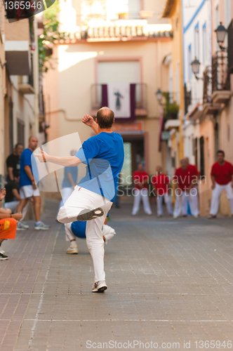 Image of Pelota match action