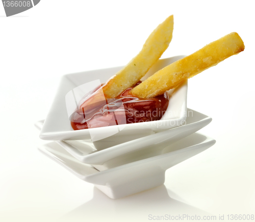 Image of French Fries And Ketchup
