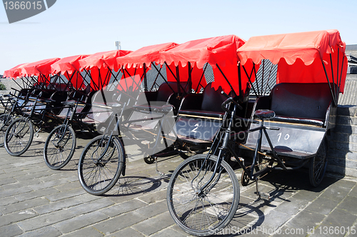 Image of Rickshaws in Xian