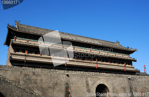 Image of Ancient city wall of Xian, China