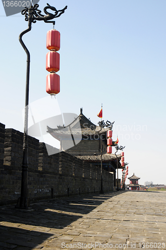 Image of Ancient city wall of Xian, China