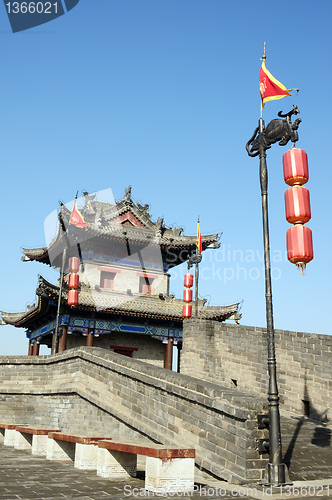 Image of Ancient city wall of Xian, China