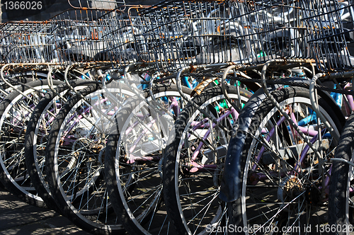 Image of Old bikes