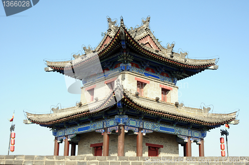 Image of Ancient city wall of Xian, China