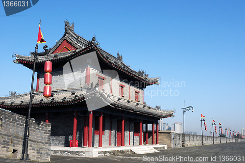 Image of Ancient city wall of Xian, China