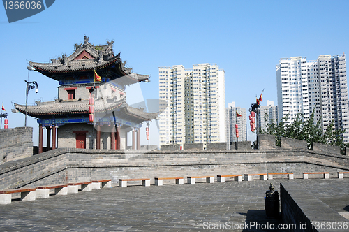 Image of Ancient city wall of Xian, China