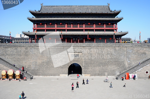 Image of Ancient city wall of Xian, China