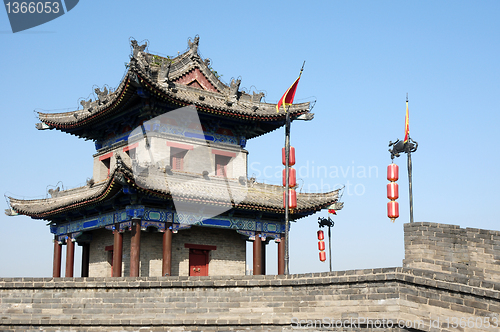 Image of Ancient city wall of Xian, China