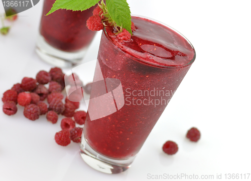 Image of raspberry smoothie
