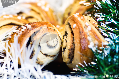 Image of Christmas baked rolls