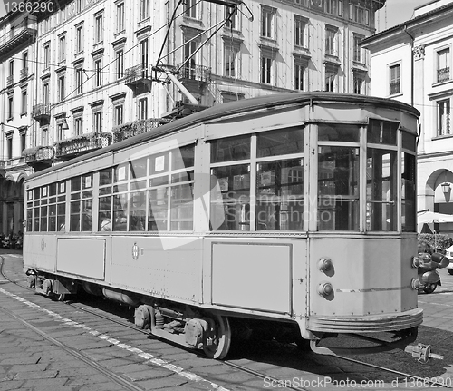 Image of Vintage tram, Milan
