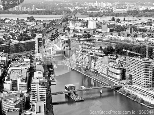 Image of Duesseldorf mediahafen harbour