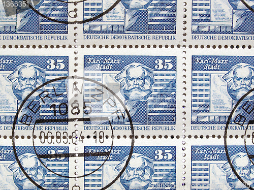 Image of German DDR stamps