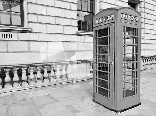 Image of London telephone box