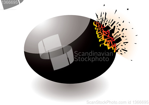 Image of Exploding stone