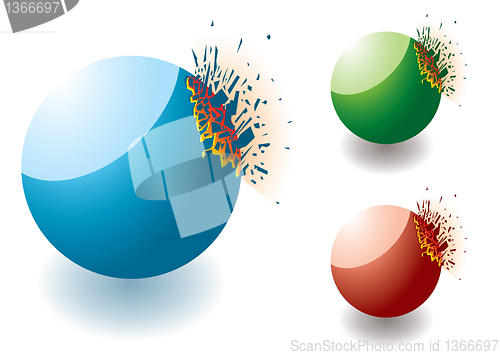 Image of Exploding stone round