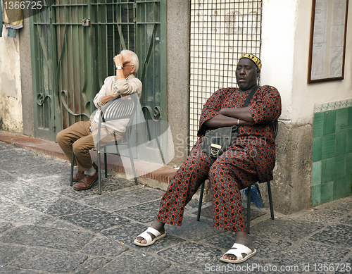 Image of Sleeping in the shade