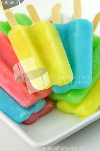 Image of colorful ice cream pops