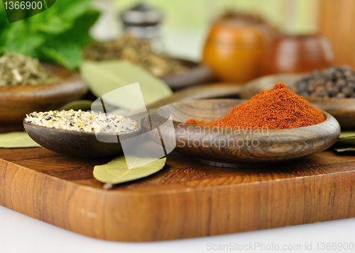 Image of spices arrangement