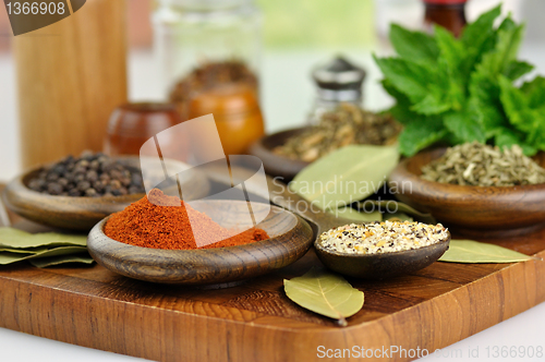 Image of spices arrangement