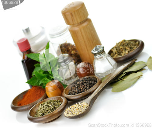 Image of spices arrangement