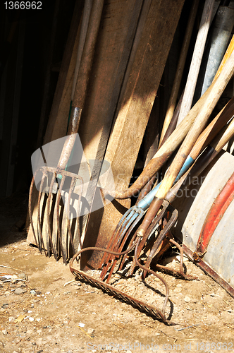 Image of Gardening tools