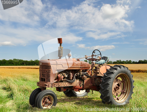 Image of vintage tractor