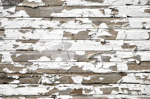 Image of  old paint on wood background