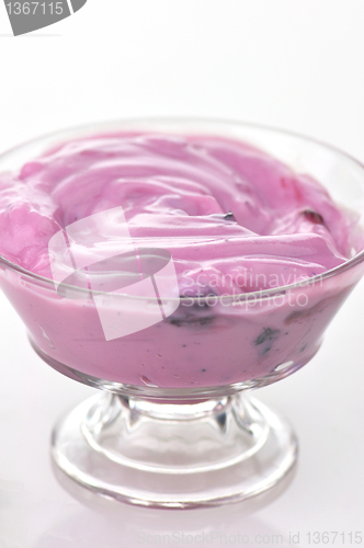 Image of strawberry yogurt