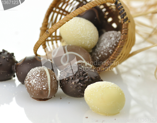 Image of chocolate eggs
