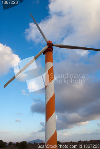 Image of wind turbines in israel