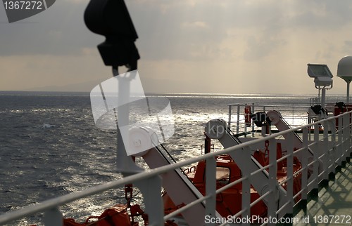 Image of cruise ship in a port