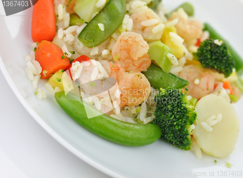 Image of sweet and sour shrimp dinner