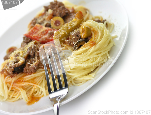 Image of pasta dinner with cheese