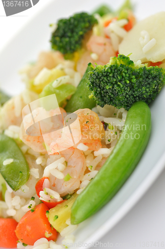 Image of sweet and sour shrimp dinner