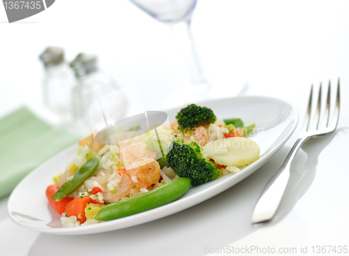 Image of sweet and sour shrimp dinner