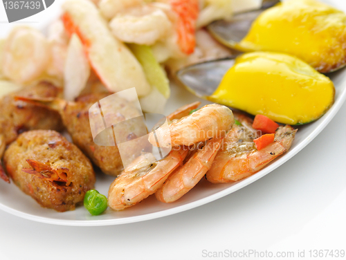 Image of seafood plate