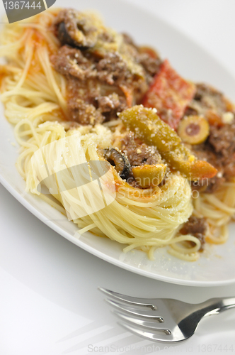 Image of pasta dinner with cheese