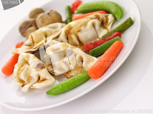 Image of pork pot stickers