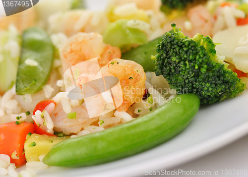 Image of sweet and sour shrimp dinner