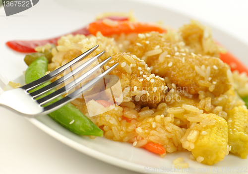 Image of sesame orange chicken