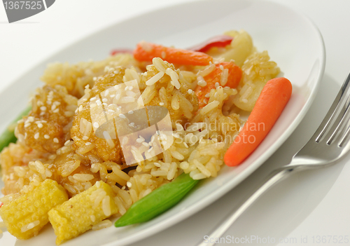 Image of sesame orange chicken