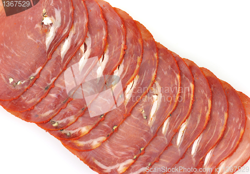 Image of slices of smoked meat