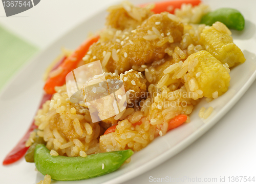 Image of sesame orange chicken